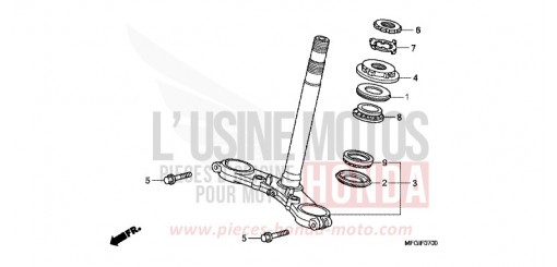 STEERING STEM CB600FA de 2010